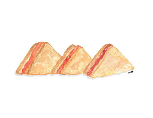 Sandwichitos de Mezcla Watercolor Print